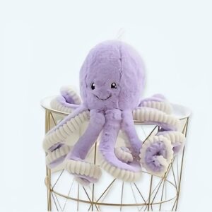 Peluche pieuvre violette super mignonne